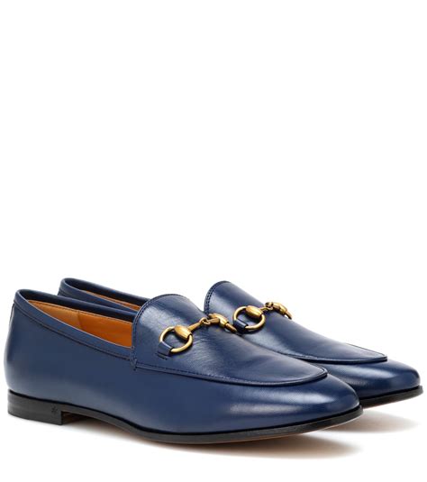 blue gucci loafer